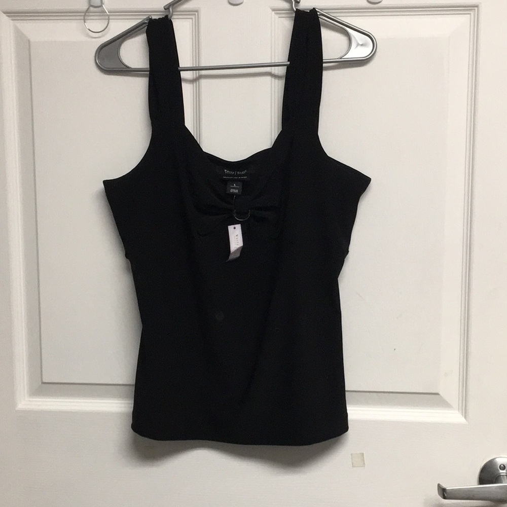 basic black formal tank